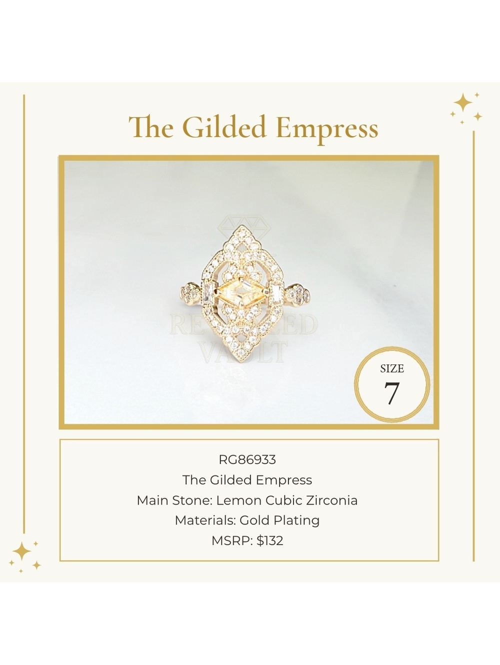 The Gilded Empress - Size 7 - OG